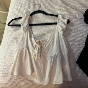 LA hearts Ruffle top